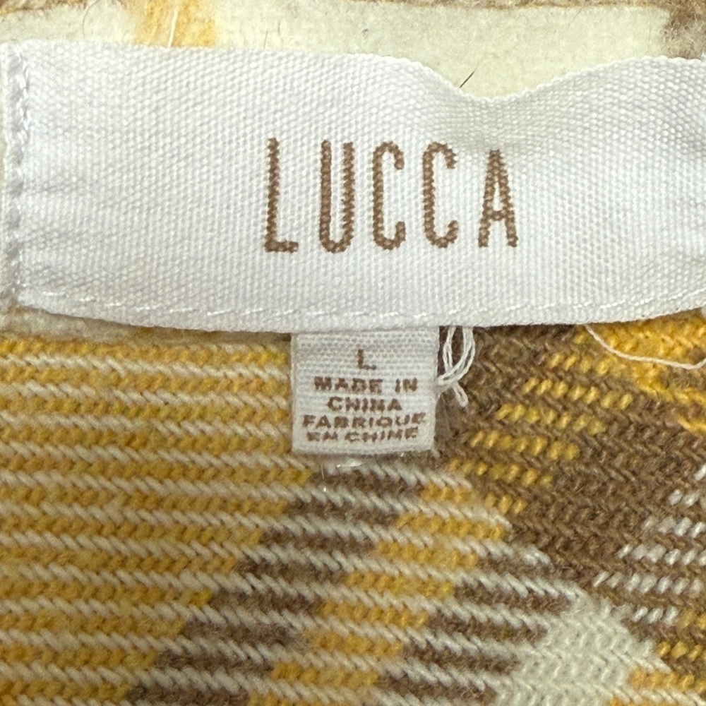 Plaid Yellow Utility Jacket - Picture 3 of 8